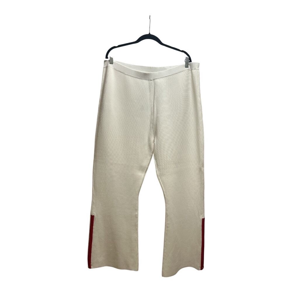 NWOT Marina Rinaldi Voyage Pants, Ivory - XL